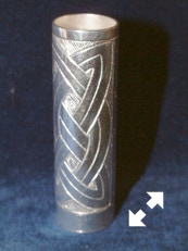 Silver Celtic Design tuning slide